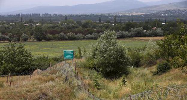 The border between Georgia and South Ossetia. Photo: REUTERS / David Mdzinarishvili The border between Georgia and South Ossetia. Photo: REUTERS / David Mdzinarishvili