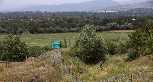 The border between Georgia and South Ossetia. Photo: REUTERS / David Mdzinarishvili The border between Georgia and South Ossetia. Photo: REUTERS / David Mdzinarishvili
