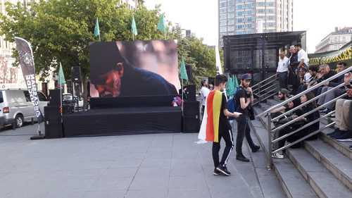 Circassian activists were relocated after ban on holding memory march, May 21, 2019. Photo by Angelika Tokhtamysheva for the Caucasian Knot Circassian activists were relocated after ban on holding memory march, May 21, 2019. Photo by Angelika Tokhtamysheva for the Caucasian Knot