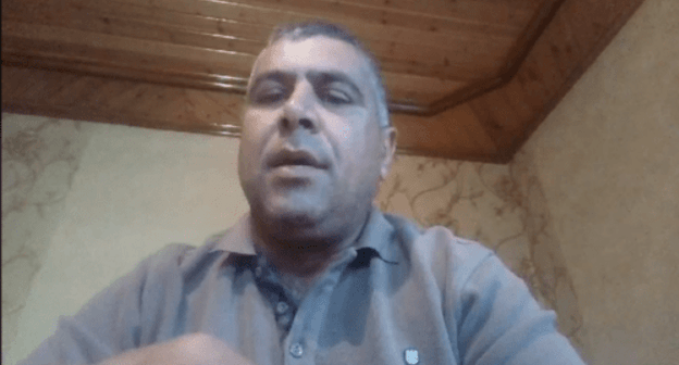 Alizamin Salaev. Screenshot from video at: https://www.facebook.com/elzamin.salayev/videos/158496345182695/ Alizamin Salaev. Screenshot from video at: https://www.facebook.com/elzamin.salayev/videos/158496345182695/