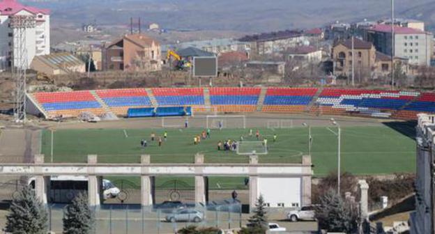 A stadium in Stepanakert. Photo by Alvard Grigoryan for the "Caucasian Knot" A stadium in Stepanakert. Photo by Alvard Grigoryan for the "Caucasian Knot"