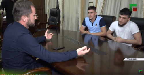 Screenshot from special reportage by ‘Grozny’ TV Company, http://youtube.be/pRq8uCGmrS4 Screenshot from special reportage by ‘Grozny’ TV Company, http://youtube.be/pRq8uCGmrS4