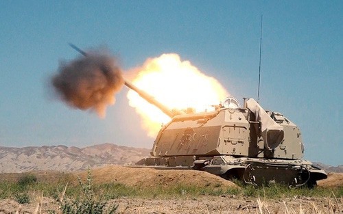 Self-propelled howitzer of the Azerbaijani Army. Photo: press service of the Ministry of Defence of Azerbaijan, https://mod.gov.az Self-propelled howitzer of the Azerbaijani Army. Photo: press service of the Ministry of Defence of Azerbaijan, https://mod.gov.az
