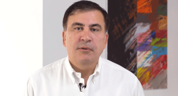 Mikhail Saakashvili. Screenshot from his election address, July 19, 2019. https://www.facebook.com/SaakashviliMikheil/videos/528972974597812/?v=528972974597812 Mikhail Saakashvili. Screenshot from his election address, July 19, 2019. https://www.facebook.com/SaakashviliMikheil/videos/528972974597812/?v=528972974597812