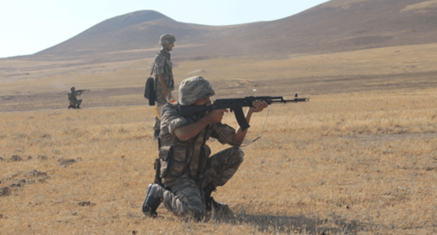 Azerbaijani soldiers. Photo: press service of the Ministry of Defence of Azerbaijan, https://mod.gov.az Azerbaijani soldiers. Photo: press service of the Ministry of Defence of Azerbaijan, https://mod.gov.az