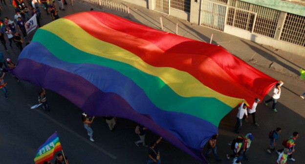 A march with the LGBT flag. Photo: REUTERS/Jose Luis Gonzalez A march with the LGBT flag. Photo: REUTERS/Jose Luis Gonzalez