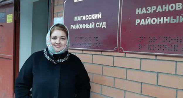 Zarifa Sautieva. Photo by the press service of the Human Rights Centre (HRC) "Memorial" Zarifa Sautieva. Photo by the press service of the Human Rights Centre (HRC) "Memorial"