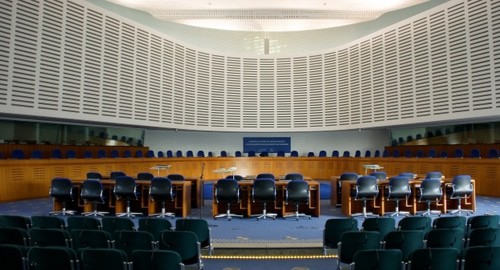 The courtroom at the European Court of Human Rights (ECtHR). Photo by CherryX, https://commons.wikimedia.org/w/index.php?curid=21931152 The courtroom at the European Court of Human Rights (ECtHR). Photo by CherryX, https://commons.wikimedia.org/w/index.php?curid=21931152