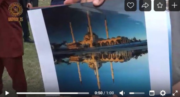 Draft drawing of the Mosque named after Tamerlan Musaev to be built in the village of Mairtup. Screenshot from video posted by 'Chechnya Segodnya', https://www.youtube.com/watch?v=xg8d8Hl6pwo Draft drawing of the Mosque named after Tamerlan Musaev to be built in the village of Mairtup. Screenshot from video posted by 'Chechnya Segodnya', https://www.youtube.com/watch?v=xg8d8Hl6pwo