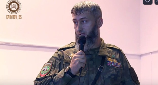 Zamid Chalaev. Screenshot from video posted at: http://vk.com/video279938622_456242094 Zamid Chalaev. Screenshot from video posted at: http://vk.com/video279938622_456242094