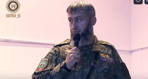 Zamid Chalaev. Screenshot from video posted at: http://vk.com/video279938622_456242094 Zamid Chalaev. Screenshot from video posted at: http://vk.com/video279938622_456242094