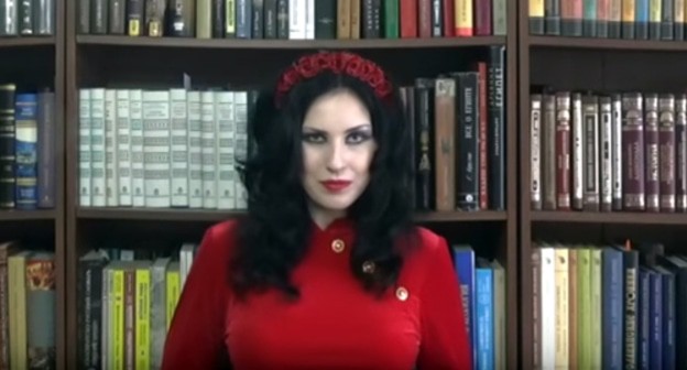Anna Dvornichenko. Screenshot from video posted by Anna Dvornichenko, http://vk.com/id359345864 Anna Dvornichenko. Screenshot from video posted by Anna Dvornichenko, http://vk.com/id359345864
