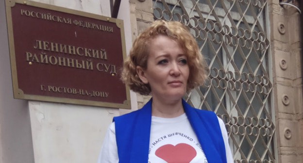 Anastasia Shevchenko. Photo by Konstantin Volgin for the Caucasian Knot Anastasia Shevchenko. Photo by Konstantin Volgin for the Caucasian Knot
