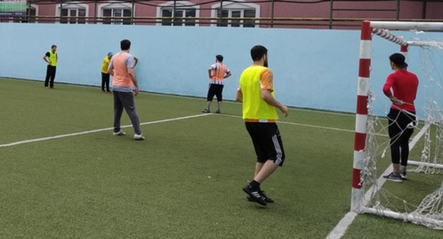 Mini-football tournament in support of Abdulmumin Gadjiev. Phot by Ilyas Kapiev for the Caucasian Knot Mini-football tournament in support of Abdulmumin Gadjiev. Phot by Ilyas Kapiev for the Caucasian Knot