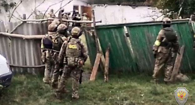 A counterterrorist operation (CTO) conducted in the village of Voznesenskoye on August 7, 2019. Photo by the press service of the Russian National Antiterrorist Committee (NAC) http://nac.gov.ru/kontrterroristicheskie-operacii/v-hode-kto-v-ingushetii-neytralizovan-bandit.html A counterterrorist operation (CTO) conducted in the village of Voznesenskoye on August 7, 2019. Photo by the press service of the Russian National Antiterrorist Committee (NAC) http://nac.gov.ru/kontrterroristicheskie-operacii/v-hode-kto-v-ingushetii-neytralizovan-bandit.html