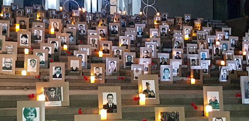 Mourning event in Tskhinvali on the night of August 8, 2019. Photo by Anna Dzhioyeva for the "Caucasian Knot" Mourning event in Tskhinvali on the night of August 8, 2019. Photo by Anna Dzhioyeva for the "Caucasian Knot"
