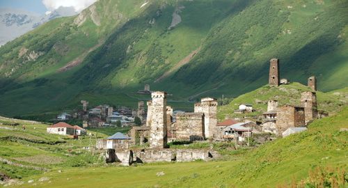 Svaneti towers in Ushguli. Photo: Florian Pinel, http://commons.wikimedia.org/w/index.php?curid=23654065 Svaneti towers in Ushguli. Photo: Florian Pinel, http://commons.wikimedia.org/w/index.php?curid=23654065