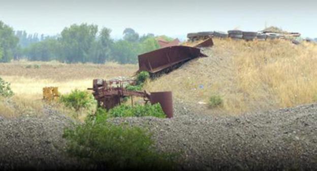 Azerbaijani positions at the contact line in Nagorno-Karabakh. Photo by Alvard Grigoryan for the Caucasian Knot Azerbaijani positions at the contact line in Nagorno-Karabakh. Photo by Alvard Grigoryan for the Caucasian Knot