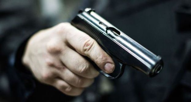 A gun. Photo © Yelena Sineok, Yuga.ru A gun. Photo © Yelena Sineok, Yuga.ru