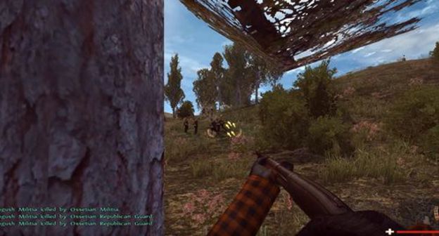 The computer game about the fight of Ossetian-Ingush troops. Photo: screenshot of the game played by Fændag https://www.youtube.com/watch?v=T0D_jTkWuqg The computer game about the fight of Ossetian-Ingush troops. Photo: screenshot of the game played by Fændag https://www.youtube.com/watch?v=T0D_jTkWuqg