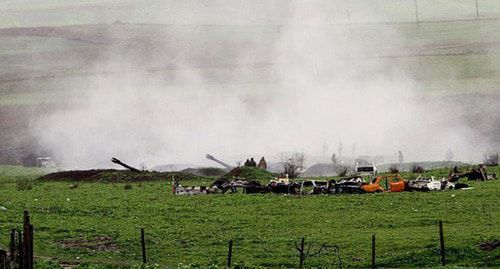 The border between Azerbaijan and Armenia. Photo http://minval.az/news/123651511 The border between Azerbaijan and Armenia. Photo http://minval.az/news/123651511