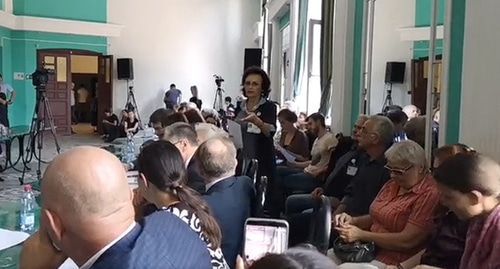 Press conference of the committee "Mothers of Beslan". September 1, 2019. Screenshot of air https://www.facebook.com/fidarchuk/videos/2670929209605408/?story_fbid=2670929209605408&id=100000650649206 Press conference of the committee "Mothers of Beslan". September 1, 2019. Screenshot of air https://www.facebook.com/fidarchuk/videos/2670929209605408/?story_fbid=2670929209605408&id=100000650649206