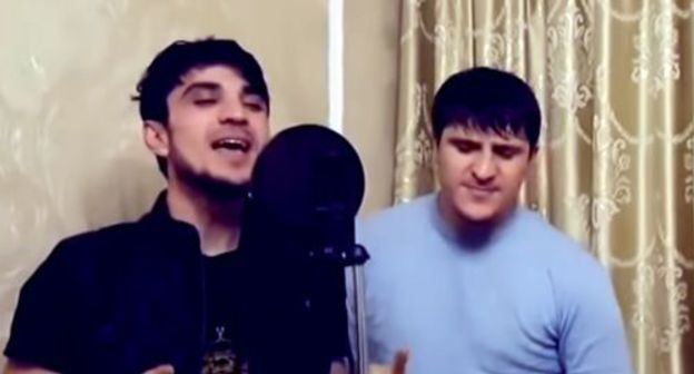 Brothers Ayub and Askhab Vakharagov. Screenshot from video 'Ayub Vakharagov' Official Music, https://www.youtube.com/watch?v=QyXyGKM3wPY Brothers Ayub and Askhab Vakharagov. Screenshot from video 'Ayub Vakharagov' Official Music, https://www.youtube.com/watch?v=QyXyGKM3wPY