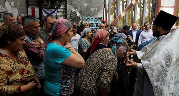 Commemoration events in Beslan, September 3, 2019. Photo: REUTERS/Eduard Korniyenko Commemoration events in Beslan, September 3, 2019. Photo: REUTERS/Eduard Korniyenko