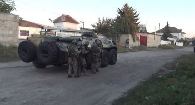 The counterterrorist operation in Chegem. Photo by the press service of NAC http://nac.gov.ru/kontrterroristicheskie-operacii/v-hode-kto-v-chegeme-neytralizovany-dvoe.html#&gid=1&pid=2 The counterterrorist operation in Chegem. Photo by the press service of NAC http://nac.gov.ru/kontrterroristicheskie-operacii/v-hode-kto-v-chegeme-neytralizovany-dvoe.html#&gid=1&pid=2