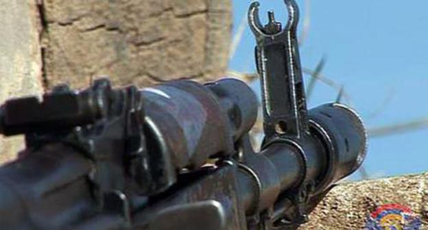 Machine gun. Photo: press service of the Ministry of Nagorno-Karabakh. http://www.nkrmil.am/uploads/post6.5a62fef96a50a.jpg Machine gun. Photo: press service of the Ministry of Nagorno-Karabakh. http://www.nkrmil.am/uploads/post6.5a62fef96a50a.jpg