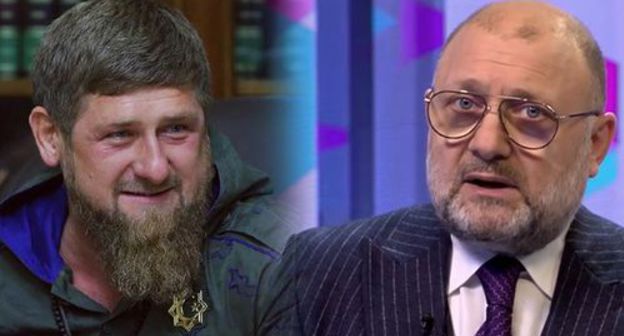 Ramzan Kadyrov and Djambulat Umarov. Photo from Ramzan Kadyrov's official VKontakte page, vk.com/ramzan, screenshot from video: https://www.youtube.com/watch?v=83lhz-p4XFI Ramzan Kadyrov and Djambulat Umarov. Photo from Ramzan Kadyrov's official VKontakte page, vk.com/ramzan, screenshot from video: https://www.youtube.com/watch?v=83lhz-p4XFI