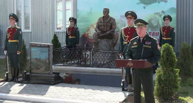 Opening of monument ‘To Defenders of Russia’. Photo courtesy of Rosgvardia Opening of monument ‘To Defenders of Russia’. Photo courtesy of Rosgvardia
