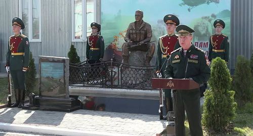 Opening of monument ‘To Defenders of Russia’. Photo courtesy of Rosgvardia Opening of monument ‘To Defenders of Russia’. Photo courtesy of Rosgvardia