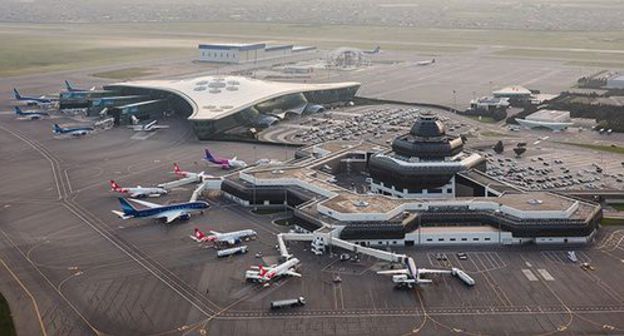 The Baku airport. Photo: Anar Aliyev (PR at Azerbaijan Airlines) https://ru.wikipedia.org/ The Baku airport. Photo: Anar Aliyev (PR at Azerbaijan Airlines) https://ru.wikipedia.org/