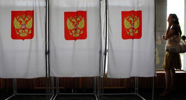 A polling booth. Photo © Eduard Kornienko, Yuga.ru A polling booth. Photo © Eduard Kornienko, Yuga.ru