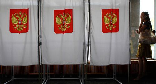 A polling booth. Photo © Eduard Kornienko, Yuga.ru A polling booth. Photo © Eduard Kornienko, Yuga.ru