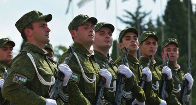 The Abkhaz army. Photo by the press service of the Ministry of Defence of Abkhazia https://mdapsny.org/foto/item/279-voennyj-parad-v-sukhume-30-sentyabrya-2018 The Abkhaz army. Photo by the press service of the Ministry of Defence of Abkhazia https://mdapsny.org/foto/item/279-voennyj-parad-v-sukhume-30-sentyabrya-2018