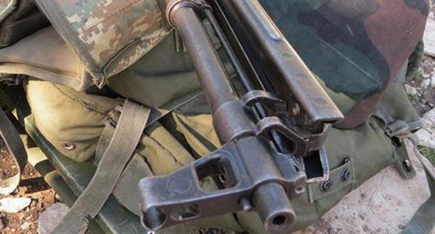Machine gun. Photo by Alvard Grigoryan for the Caucasian Knot Machine gun. Photo by Alvard Grigoryan for the Caucasian Knot