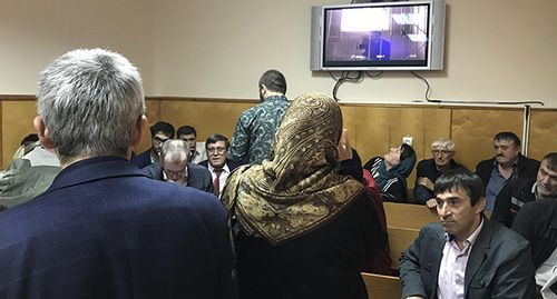 At the court hearing on Abdulmumin Gadjiev's case, Makhachkala, October 7, 2019. Photo by Patimat Makhmudova for the Caucasian Knot At the court hearing on Abdulmumin Gadjiev's case, Makhachkala, October 7, 2019. Photo by Patimat Makhmudova for the Caucasian Knot