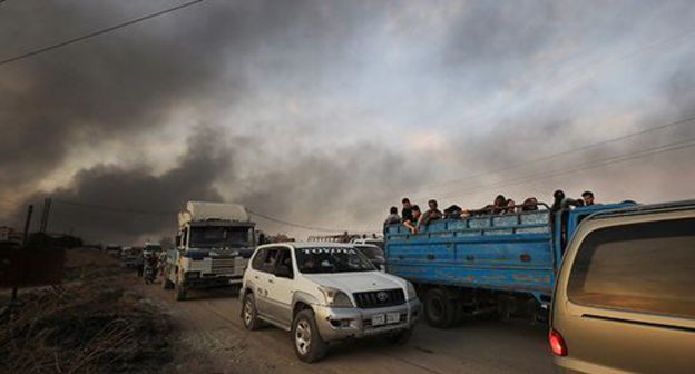Evacuation of people in Syria, October 9, 2019. Photo: REUTERS/Rodi Said Evacuation of people in Syria, October 9, 2019. Photo: REUTERS/Rodi Said