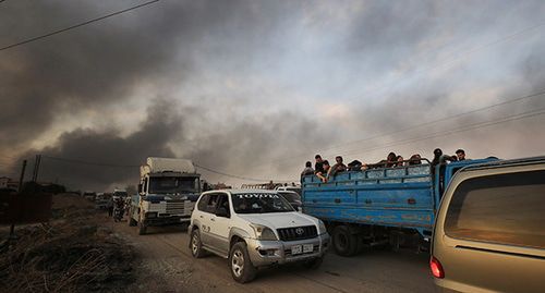 Evacuation of people in Syria, October 9, 2019. Photo: REUTERS/Rodi Said Evacuation of people in Syria, October 9, 2019. Photo: REUTERS/Rodi Said