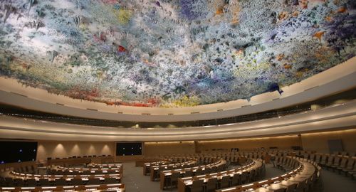 The United Nations Human Rights Council. Photo: Ludovic Courtès, https://commons.wikimedia.org/w/index.php?curid=45464991 The United Nations Human Rights Council. Photo: Ludovic Courtès, https://commons.wikimedia.org/w/index.php?curid=45464991