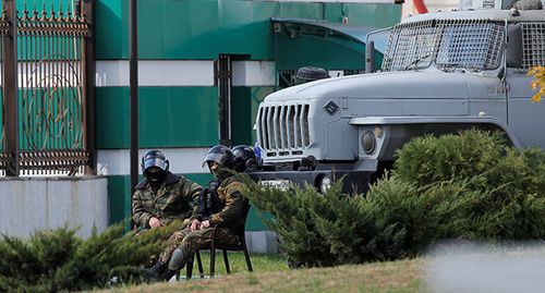 Law enforcers, Magas, Ingushetia. Photo: REUTERS/Maxim Shemetov Law enforcers, Magas, Ingushetia. Photo: REUTERS/Maxim Shemetov