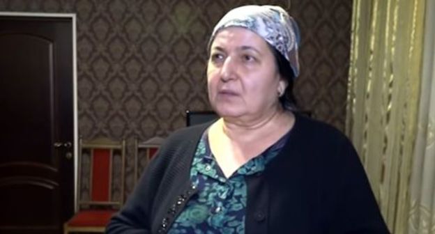 Raisa Dakhtsaeva. Screenshot from video posted by the "Grozny" ChGTRK, http://www.youtube.com/watch?v=x64ZGtfB8gk Raisa Dakhtsaeva. Screenshot from video posted by the "Grozny" ChGTRK, http://www.youtube.com/watch?v=x64ZGtfB8gk