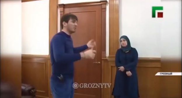 Islam Kadyrov. Screenshot from the "Grozny" ChGTRK video: https://www.youtube.com/watch?time_continue=1&v=BpjWCGHbJ6E Islam Kadyrov. Screenshot from the "Grozny" ChGTRK video: https://www.youtube.com/watch?time_continue=1&v=BpjWCGHbJ6E