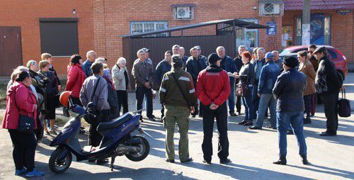 Picket of miners in Gukovo, October 26, 2019. Photo by Vyacheslav Prudnikov for the Caucasian Knot Picket of miners in Gukovo, October 26, 2019. Photo by Vyacheslav Prudnikov for the Caucasian Knot