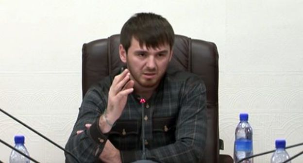 Islam Kadyrov at a briefing. Screenshot of the video on the channel of the mayor of Grozny https://www.youtube.com/watch?v=s57bt97hYiM Islam Kadyrov at a briefing. Screenshot of the video on the channel of the mayor of Grozny https://www.youtube.com/watch?v=s57bt97hYiM