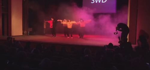 Performance at the "AniDag" festival 2019б held on October 20 in Makhachkala. Screenshot of the video by the "Kavkaz.Realii" Performance at the "AniDag" festival 2019б held on October 20 in Makhachkala. Screenshot of the video by the "Kavkaz.Realii"
