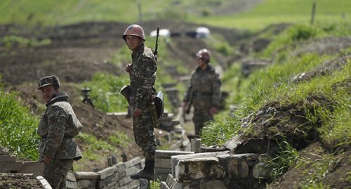 On the contaact line in Nagorno-Karabakh. Photo: REUTERS/Staff On the contaact line in Nagorno-Karabakh. Photo: REUTERS/Staff