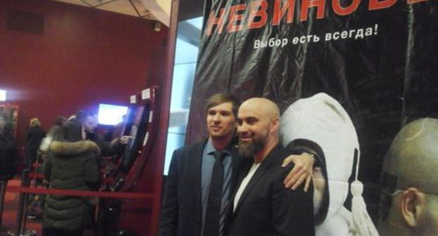 Andzor Emkuzh, the film director, and Alexei Kazak, a blogger. Photo by Rustam Djalilov for the "Caucasian Knot" Andzor Emkuzh, the film director, and Alexei Kazak, a blogger. Photo by Rustam Djalilov for the "Caucasian Knot"